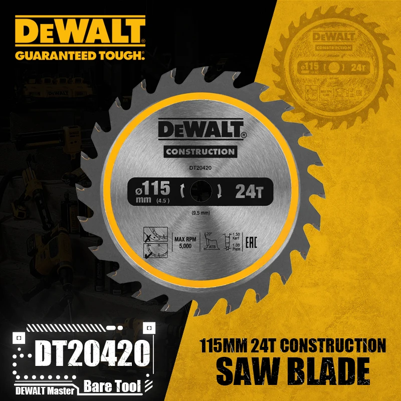 Power Tools For Construction - DEWALT DT20420 Construction Circ Saw Blade