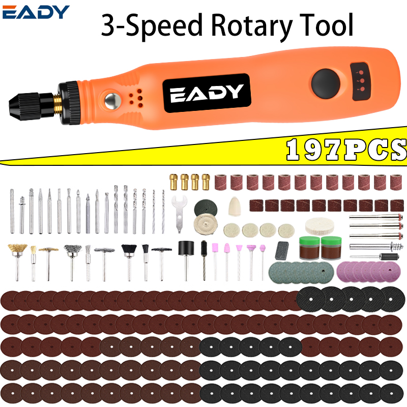 USB Cordless Rotary Tool Kit – - огляд і ціна Power Tools Universal Battery