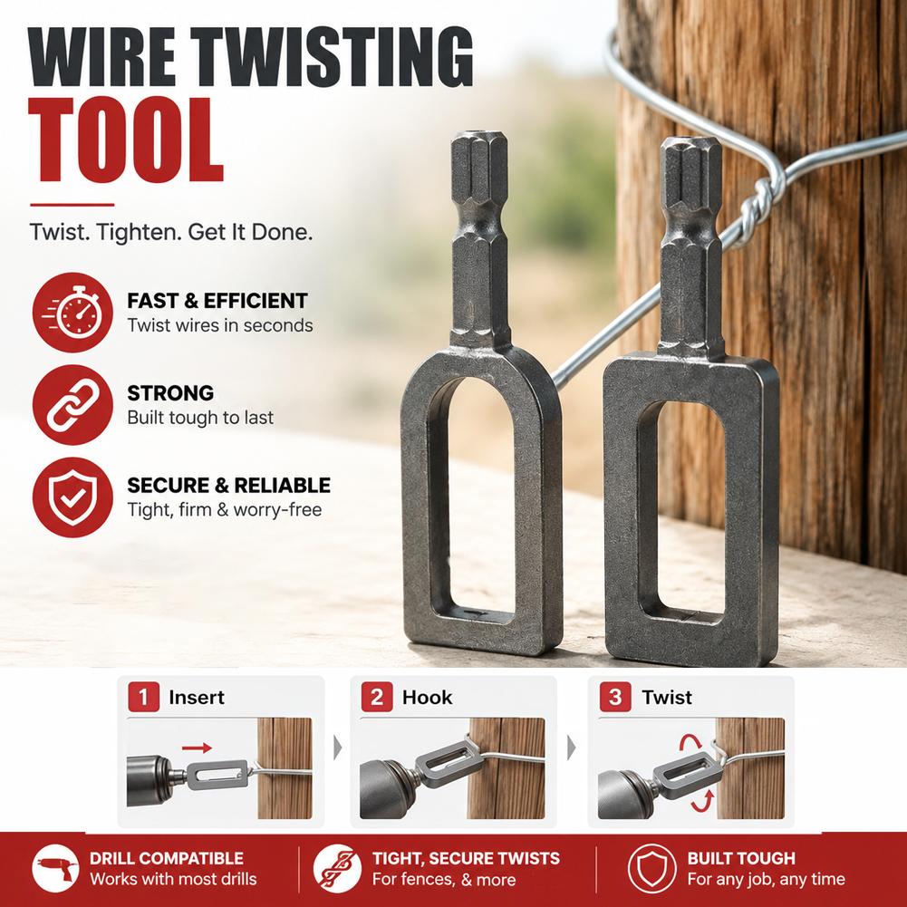 Wire Twister Drill Attachment  - огляд і ціна Power Tools For Construction